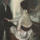 William J. Glackens Seated Across with Mirror, c.1903. NSU Art Museum Fort Lauderdale; gift of the Sansom Foundation, Inc.