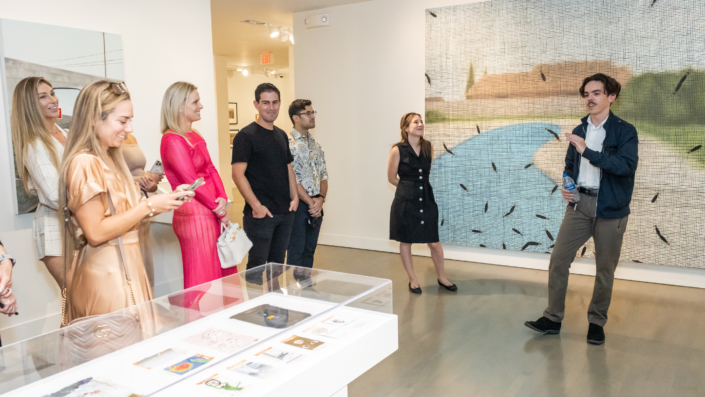 Thomas Bils talks to guests