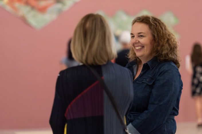 Curator Circle Members at opening preview