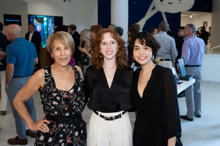 Artists posing with Bonnie Clearwater